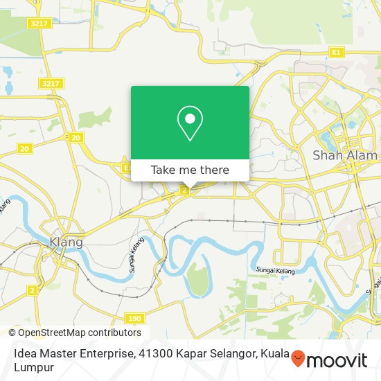 Peta Idea Master Enterprise, 41300 Kapar Selangor