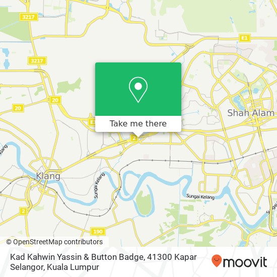 Peta Kad Kahwin Yassin & Button Badge, 41300 Kapar Selangor
