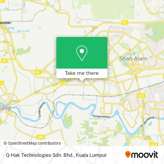 Q-Hak Technologies Sdn. Bhd. map