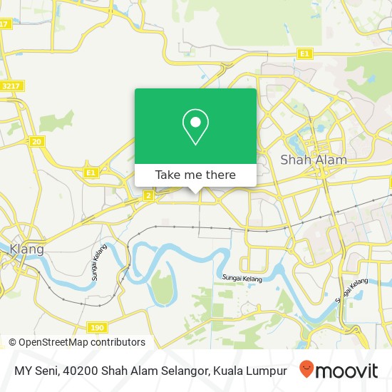 MY Seni, 40200 Shah Alam Selangor map