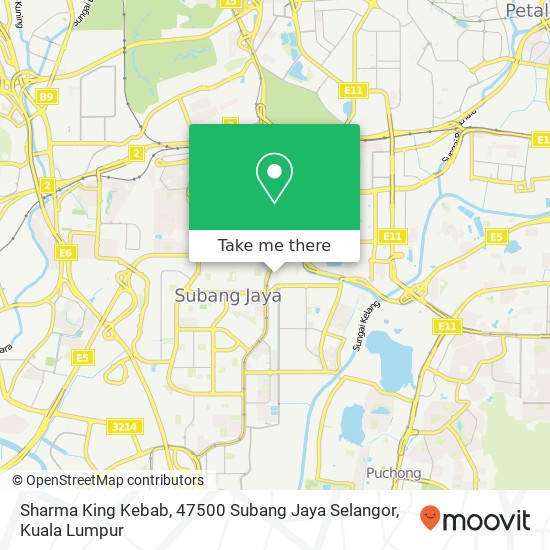 Sharma King Kebab, 47500 Subang Jaya Selangor map