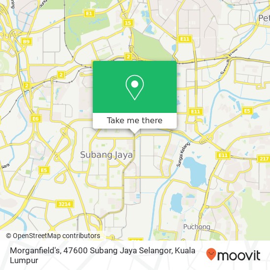 Morganfield's, 47600 Subang Jaya Selangor map