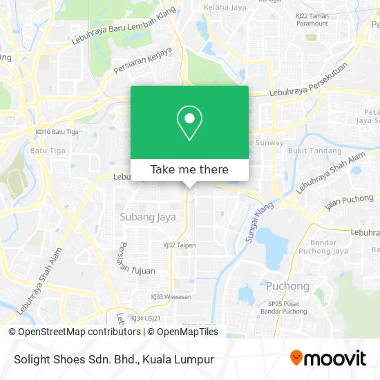Solight Shoes Sdn. Bhd. map