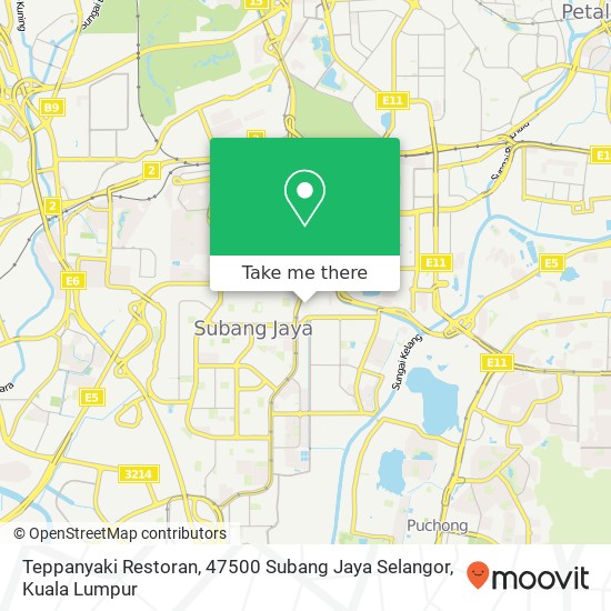 Teppanyaki Restoran, 47500 Subang Jaya Selangor map