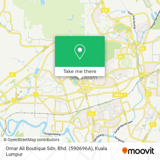 Omar Ali Boutique Sdn. Bhd. (590696A) map
