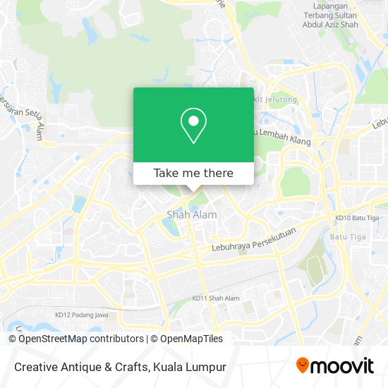 Creative Antique & Crafts map