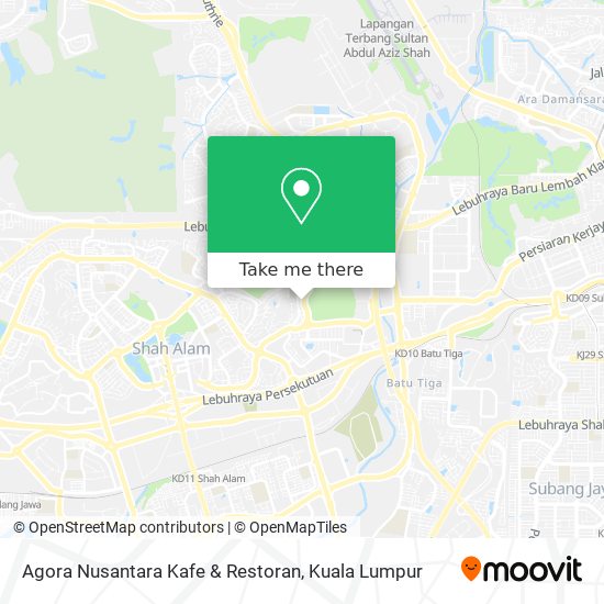 Peta Agora Nusantara Kafe & Restoran