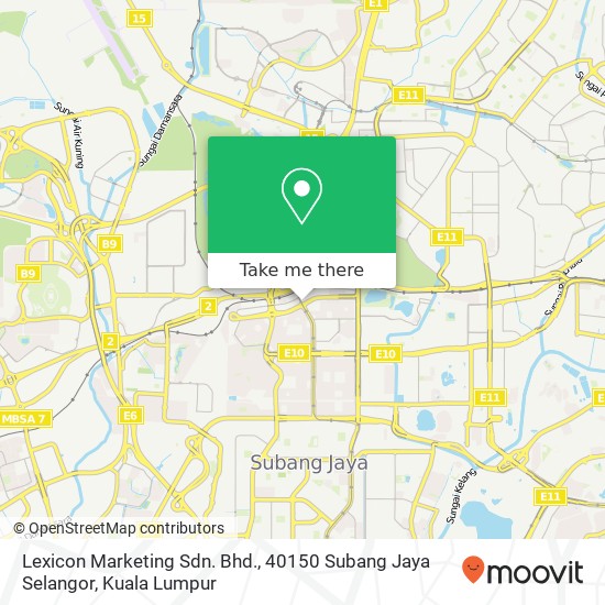 Lexicon Marketing Sdn. Bhd., 40150 Subang Jaya Selangor map