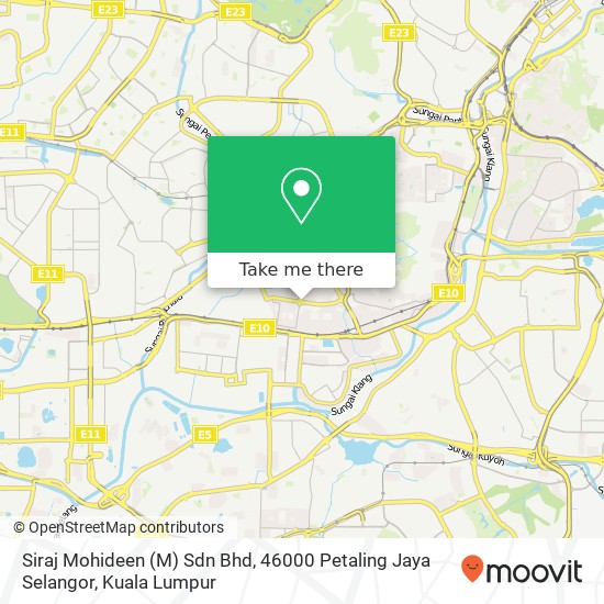 Siraj Mohideen (M) Sdn Bhd, 46000 Petaling Jaya Selangor map