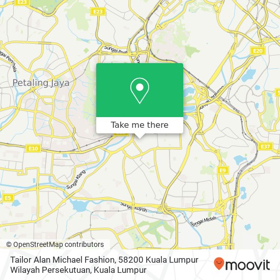 Tailor Alan Michael Fashion, 58200 Kuala Lumpur Wilayah Persekutuan map