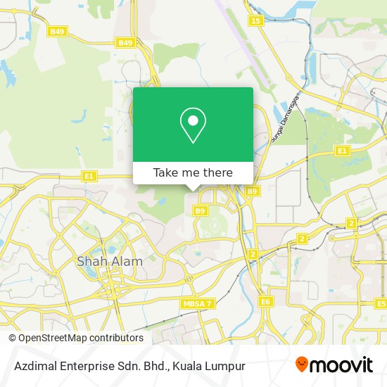 Azdimal Enterprise Sdn. Bhd. map