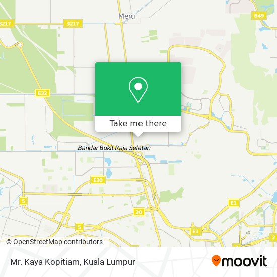 Mr. Kaya Kopitiam map