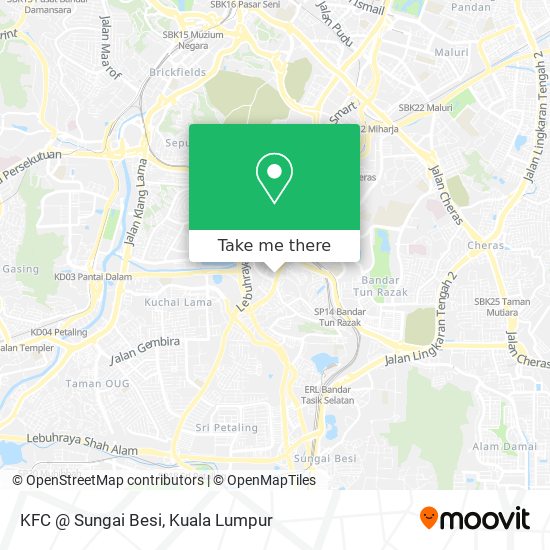 KFC @ Sungai Besi map
