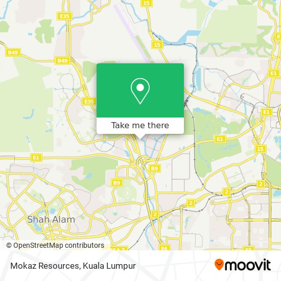 Mokaz Resources map