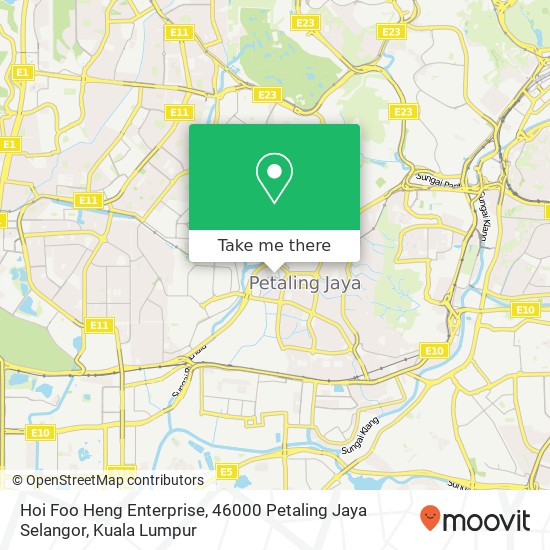 Hoi Foo Heng Enterprise, 46000 Petaling Jaya Selangor map