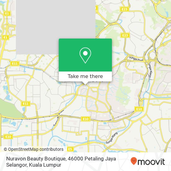 Nuravon Beauty Boutique, 46000 Petaling Jaya Selangor map
