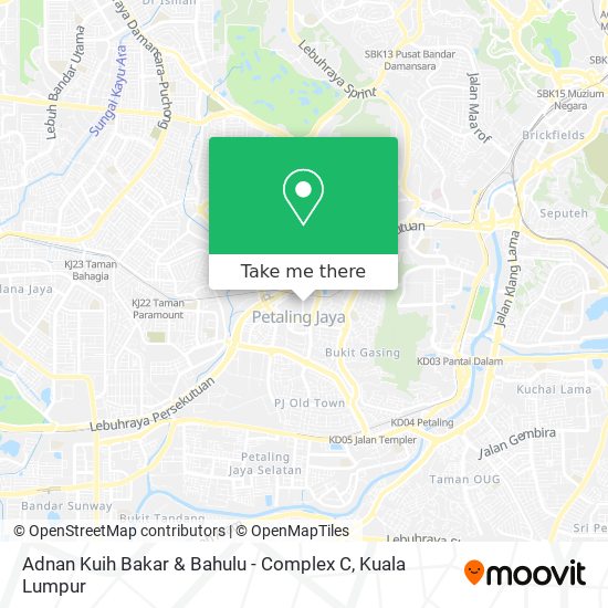 Peta Adnan Kuih Bakar & Bahulu - Complex C