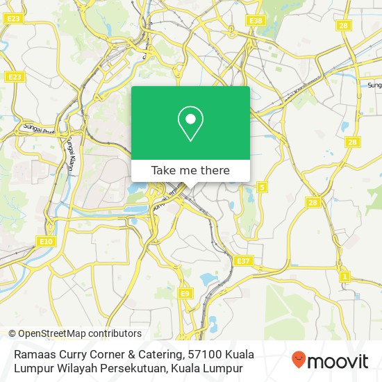 Peta Ramaas Curry Corner & Catering, 57100 Kuala Lumpur Wilayah Persekutuan