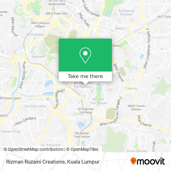 Rizman Ruzaini Creations map