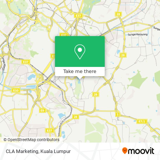 CLA Marketing map