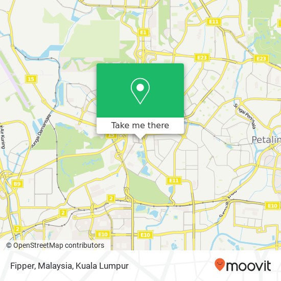 Peta Fipper, Malaysia
