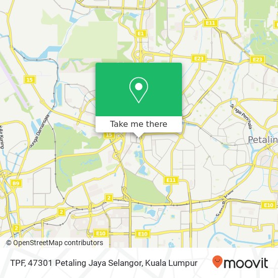 Peta TPF, 47301 Petaling Jaya Selangor