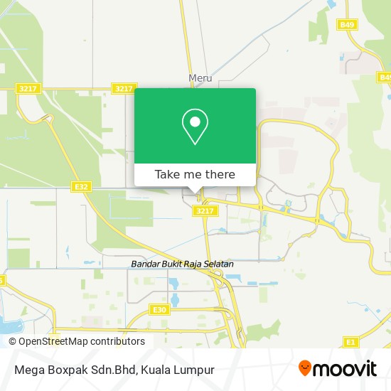Mega Boxpak Sdn.Bhd map