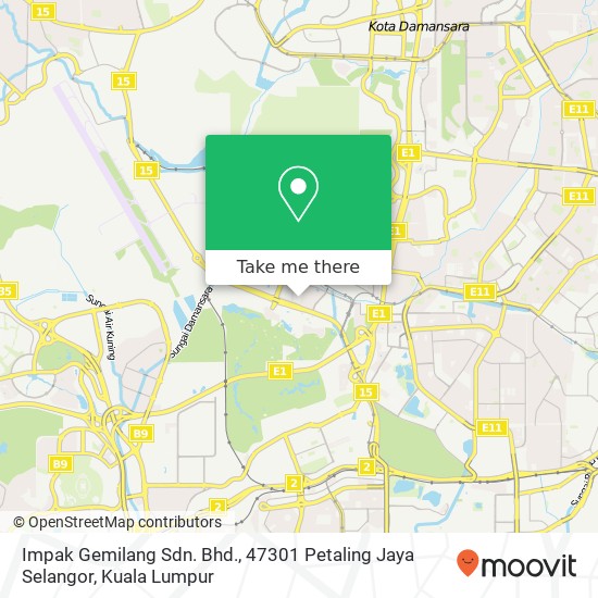 Impak Gemilang Sdn. Bhd., 47301 Petaling Jaya Selangor map