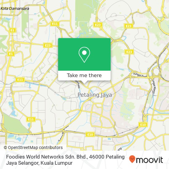 Peta Foodies World Networks Sdn. Bhd., 46000 Petaling Jaya Selangor