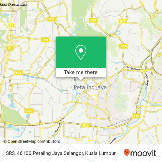 SRS, 46100 Petaling Jaya Selangor map