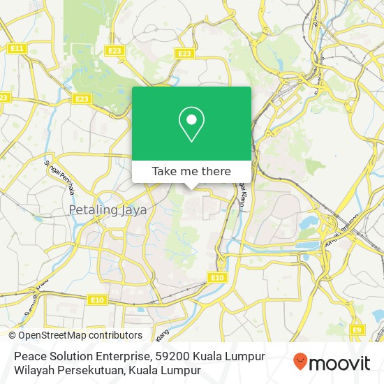 Peace Solution Enterprise, 59200 Kuala Lumpur Wilayah Persekutuan map