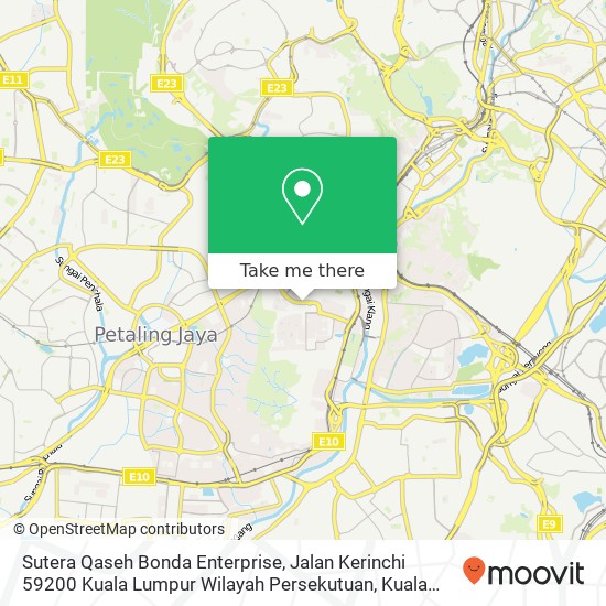 Sutera Qaseh Bonda Enterprise, Jalan Kerinchi 59200 Kuala Lumpur Wilayah Persekutuan map