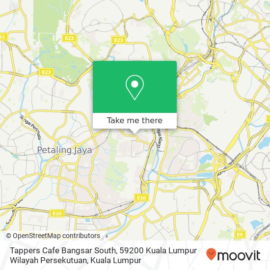 Peta Tappers Cafe Bangsar South, 59200 Kuala Lumpur Wilayah Persekutuan