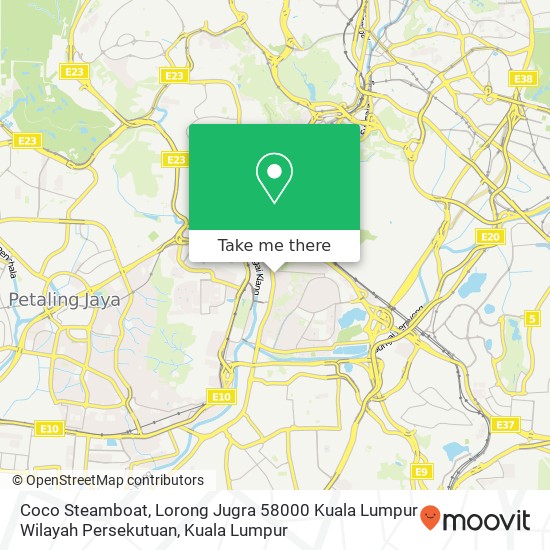 Coco Steamboat, Lorong Jugra 58000 Kuala Lumpur Wilayah Persekutuan map