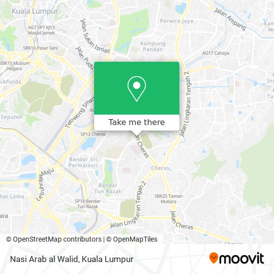 Nasi Arab al Walid map