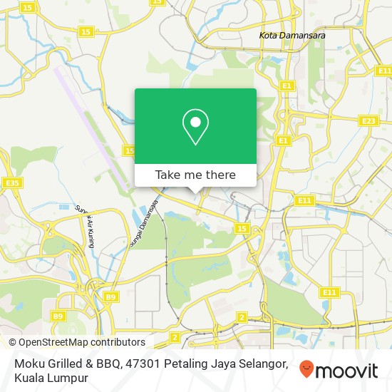 Peta Moku Grilled & BBQ, 47301 Petaling Jaya Selangor