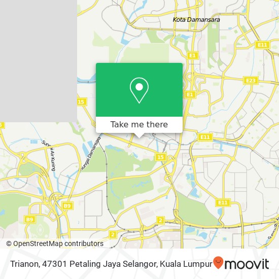 Trianon, 47301 Petaling Jaya Selangor map