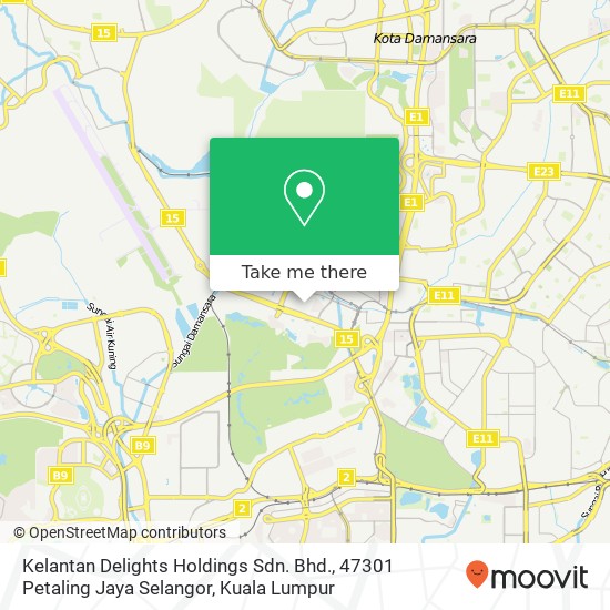 Kelantan Delights Holdings Sdn. Bhd., 47301 Petaling Jaya Selangor map