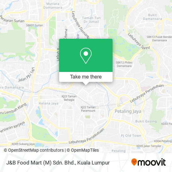 J&B Food Mart (M) Sdn. Bhd. map