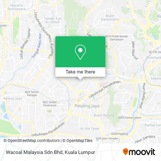 Wacoal Malaysia Sdn Bhd map
