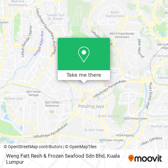 Weng Fatt Resh & Frozen Seafood Sdn Bhd map