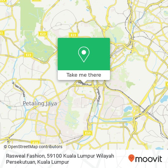 Peta Rasweal Fashion, 59100 Kuala Lumpur Wilayah Persekutuan