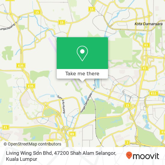 Living Wing Sdn Bhd, 47200 Shah Alam Selangor map