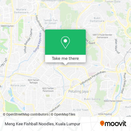 Peta Meng Kee Fishball Noodles