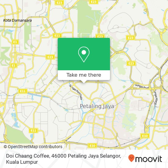 Doi Chaang Coffee, 46000 Petaling Jaya Selangor map