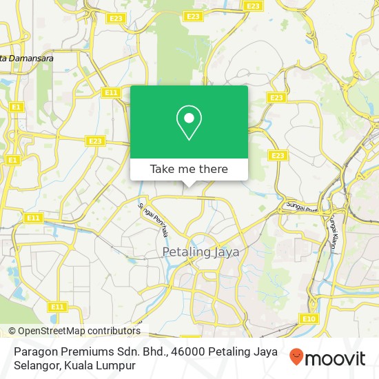 Peta Paragon Premiums Sdn. Bhd., 46000 Petaling Jaya Selangor
