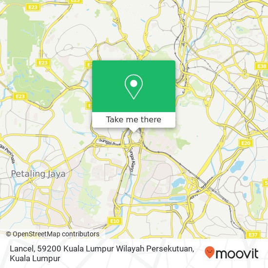 Peta Lancel, 59200 Kuala Lumpur Wilayah Persekutuan