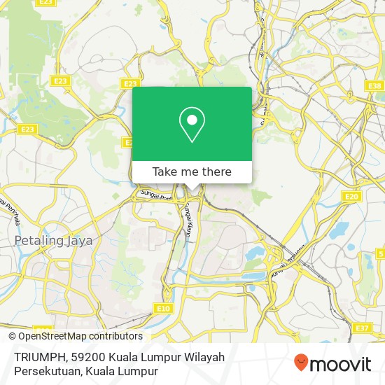 Peta TRIUMPH, 59200 Kuala Lumpur Wilayah Persekutuan