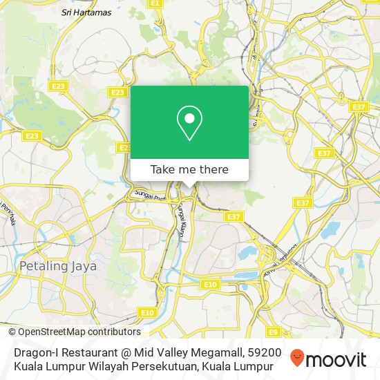 Dragon-I Restaurant @ Mid Valley Megamall, 59200 Kuala Lumpur Wilayah Persekutuan map