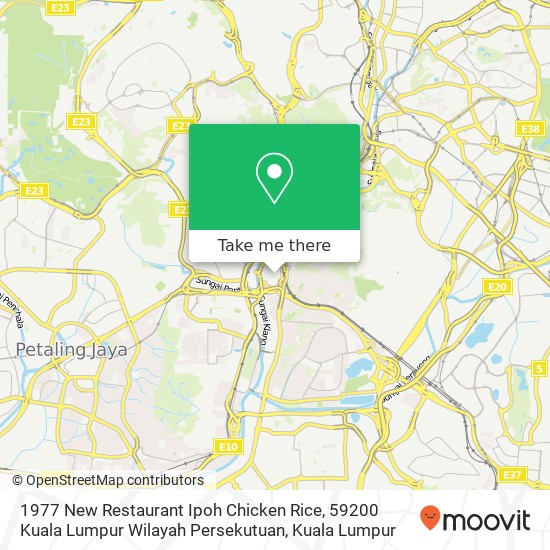 Peta 1977 New Restaurant Ipoh Chicken Rice, 59200 Kuala Lumpur Wilayah Persekutuan